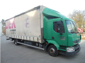 Curtainsider truck Renault MIDLUM DCi 220.12, ANOLAG, 21 PALETTEN, MANUELL: picture 2