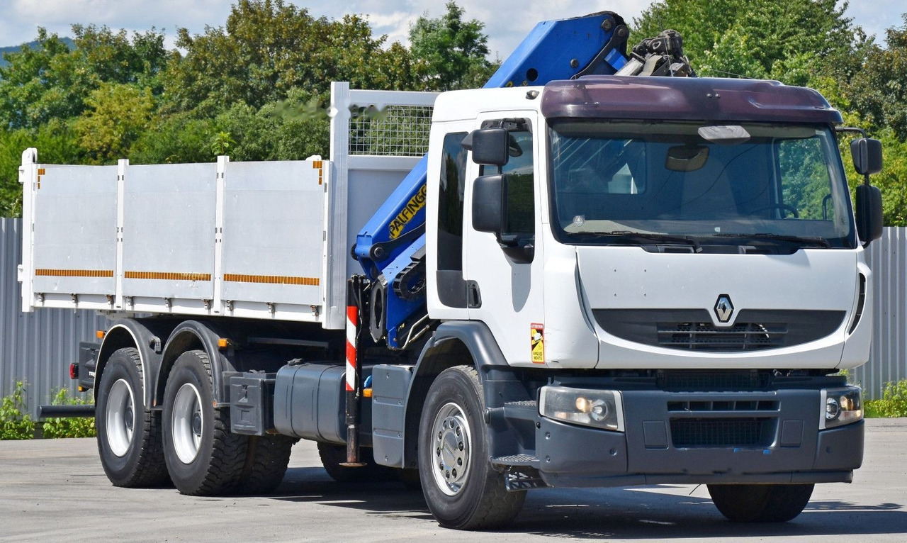 Tipper, Crane truck Renault Premium 370: picture 3