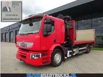 Container transporter/ Swap body truck, Crane truck Renault Premium 370 Afzetsysteem + Palfinger 14080 kraan: picture 1