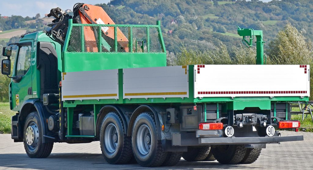 Crane truck, Dropside/ Flatbed truck Renault Premium 370 DXI * PK 16502 + FUNK * 6x4: picture 7