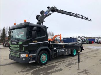 Container transporter/ Swap body truck SCANIA P 370 6x2*4 HMF 2120: picture 1