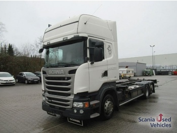 Container transporter/ Swap body truck SCANIA R 450 LB6x2*4MNB SCR only Bär 2t LBW Topline Len: picture 1