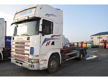 Container transporter/ Swap body truck SCANIA 124