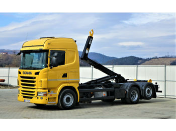Hook lift truck Scania  G380 Abrollkipper 5,80m *6x2* Top Zustand: picture 1
