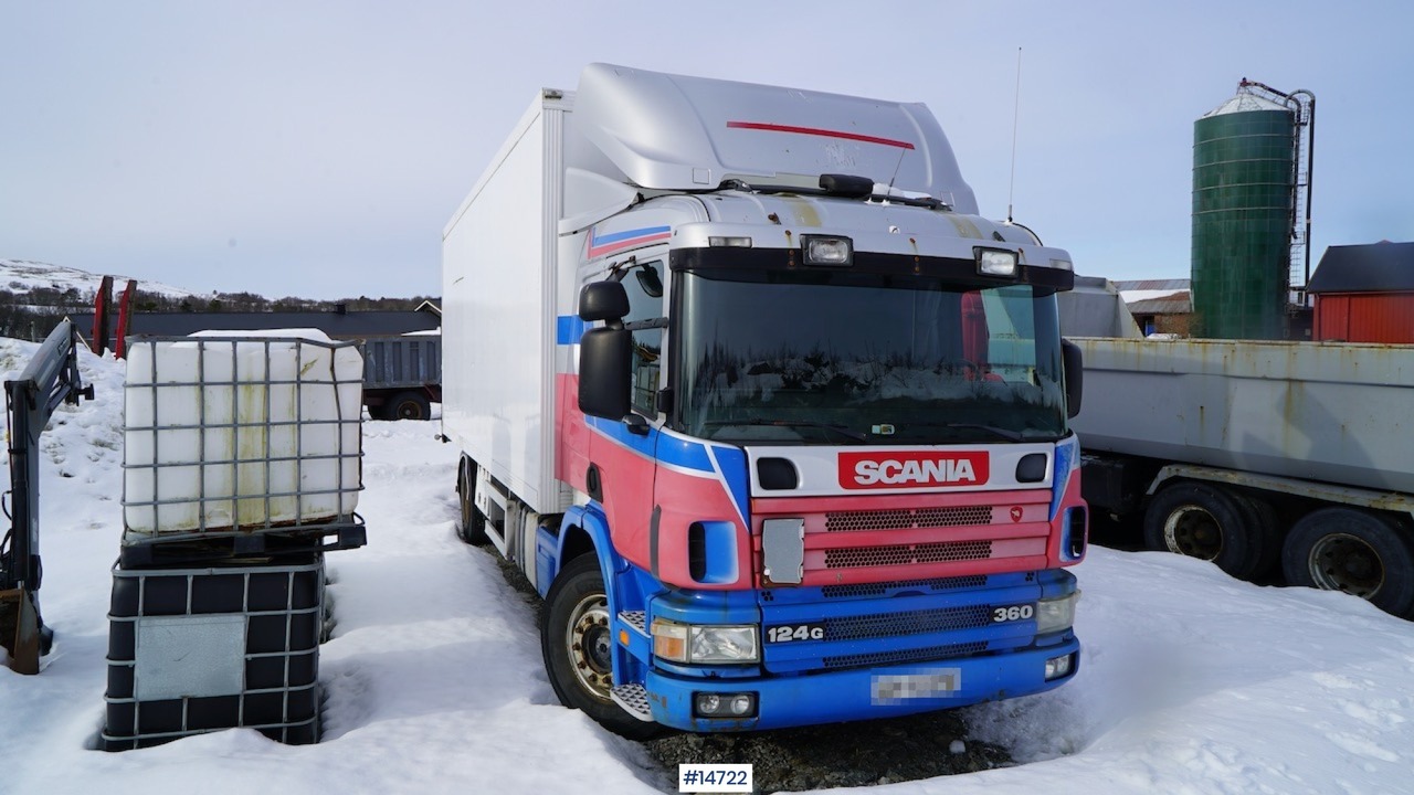 Box truck Scania P124GB: picture 4