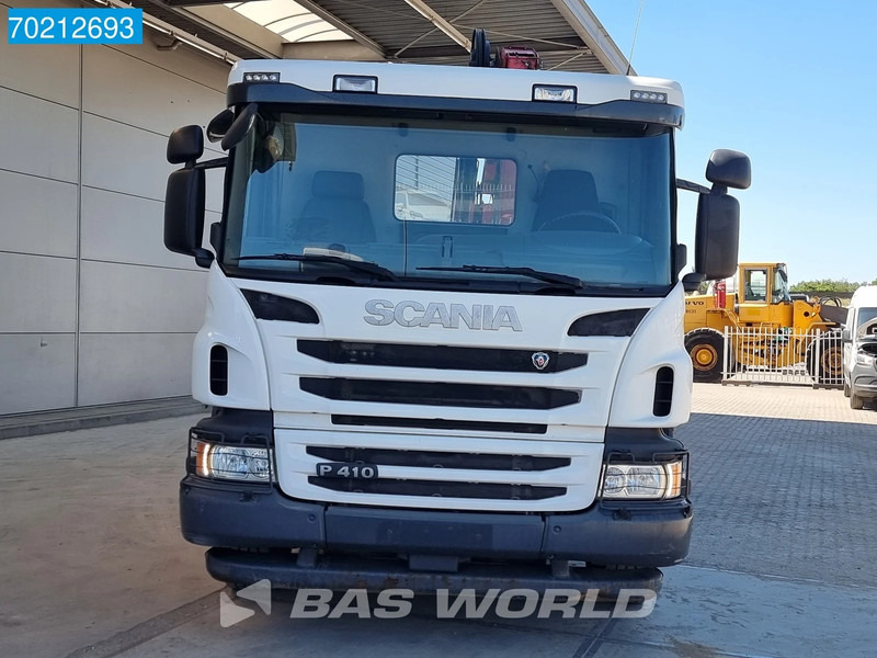 Container transporter/ Swap body truck, Crane truck Scania P410 4X2 HMF 710K-RCS Kran Crane BDF tipper Retarder Euro 6: picture 16