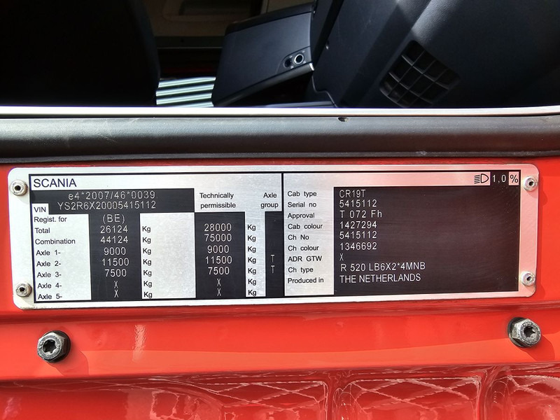 Leasing of Scania R520 6x2*4 / FRIGO / COOL COMBINATION / CARRIER Scania R520 6x2*4 / FRIGO / COOL COMBINATION / CARRIER: picture 18