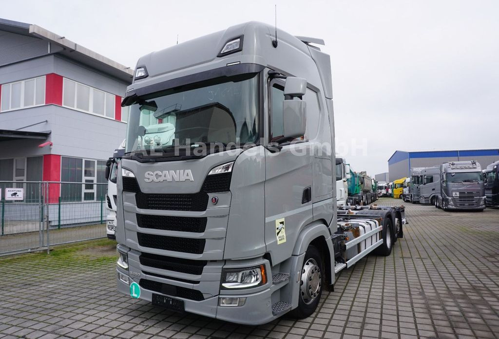 Container transporter/ Swap body truck Scania S450 HighLine LL BDF *Retarder/Lenk+Lift/LBW/AHK: picture 11