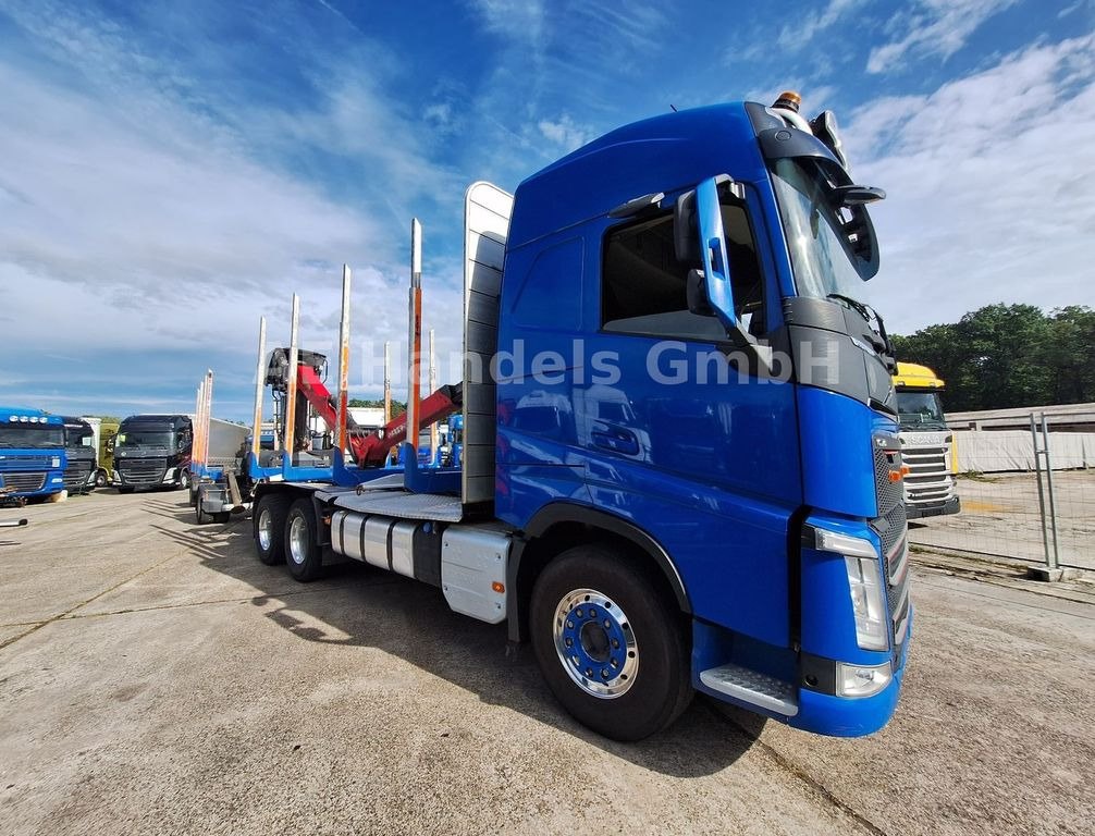 Timber truck, Crane truck Volvo FH 540 Globe BL 6x4 Palfinger M12L80 *Retarder: picture 8