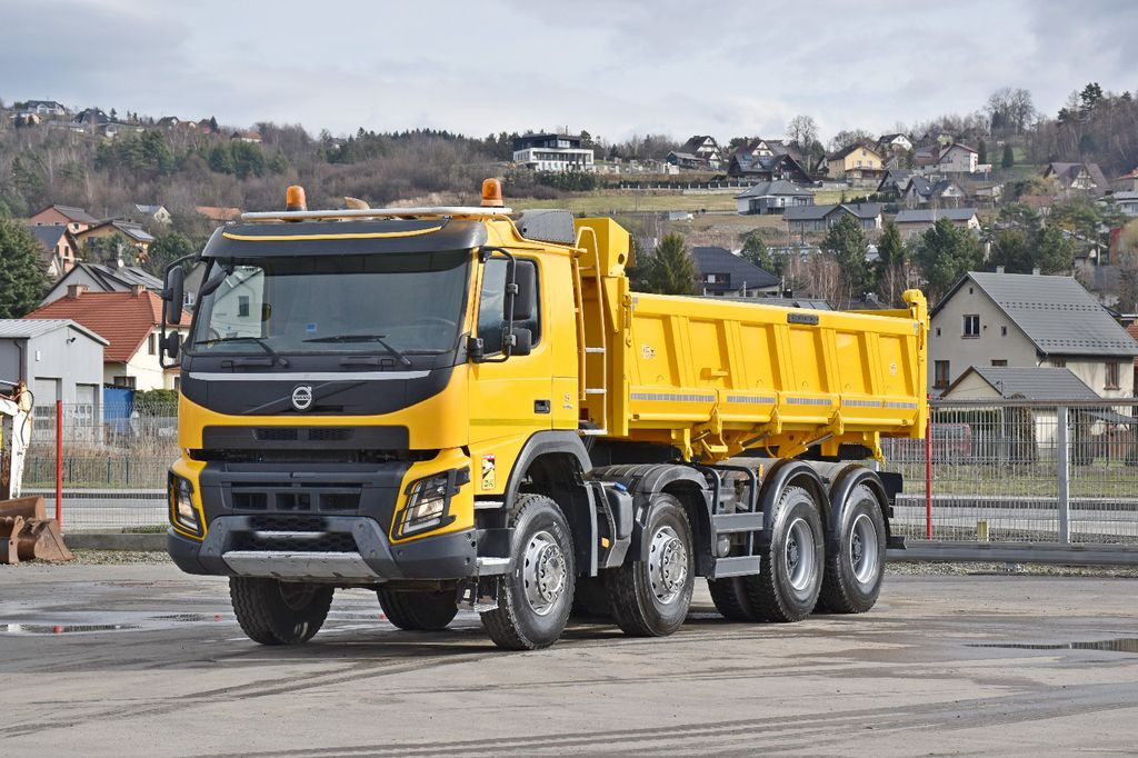 Tipper, Crane truck Volvo FMX 450 Kipper 6,00 m + BORDMATIC / 8x4: picture 2