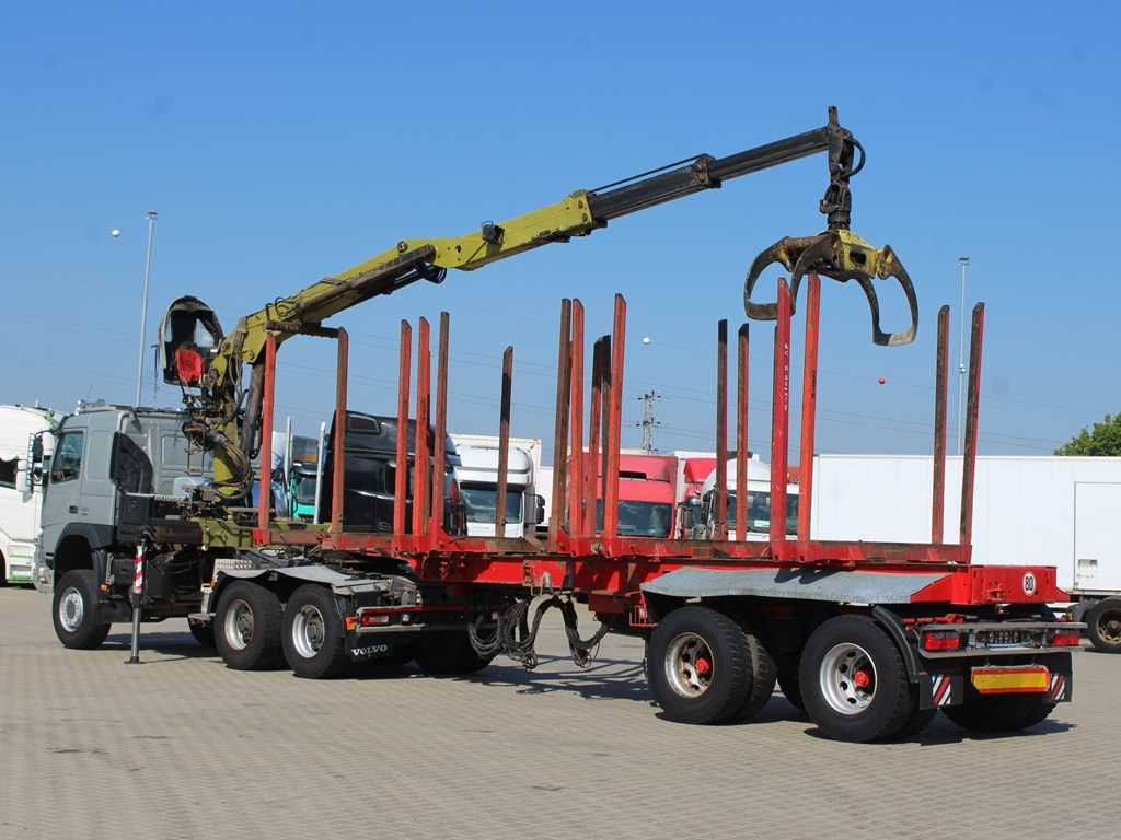 Timber truck, Crane truck Volvo FMX 500, 6X6,LOGLIFT F265Z95 +trailer DOLL(2007): picture 4