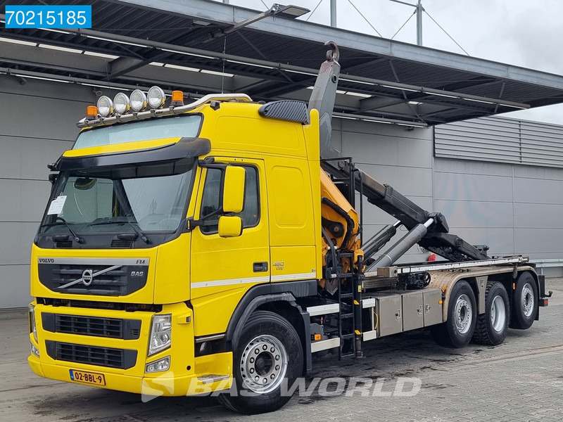 Hook lift truck, Crane truck Volvo FM 460 8X2 EFFER 225/3S Kran Crane + VDL Hooklift Lift-Lenkachse EEV: picture 17