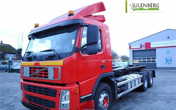 Container transporter/ Swap body truck Volvo hakowiec 420 FM 6x4 2005: picture 3