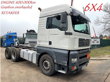 MAN TGA 33.480 6x4 MANUAL GEARBOX ZF - RETARDER - 13T AXLES - EURO 4 D26 - AIR SUSPENSION - A/C - SLEEPERCAB - FR TRUCK - Cab chassis truck: picture 1