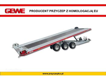 GEWE 5,5 x 2,1m- B3500 U/2 Laweta uchylna - Autotransporter trailer: picture 1