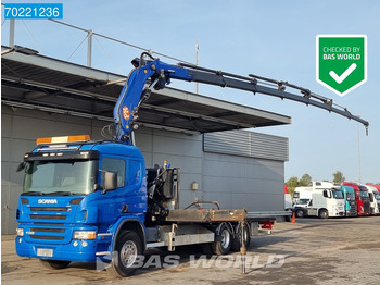 Scania P340 6X2 Liftachse PM 27S 8 Extensions - Dropside/ Flatbed truck: picture 1