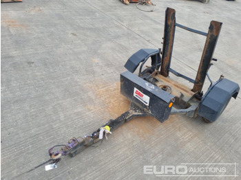 Single Axle Trailer to suit Pedestrian Roller - Plant trailer: picture 1