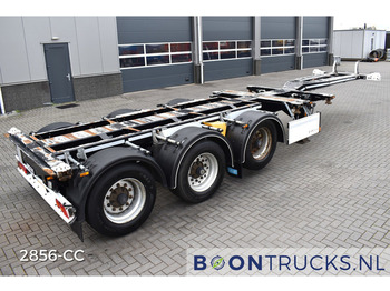 D-Tec FLEXITRAILER | 2x20-30-40-45ft HC * 3x EXTENDABLE * NL TRAILER * APK 01-2024 - Container transporter/ Swap body semi-trailer: picture 1