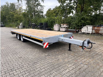 Dropside/ Flatbed trailer Möslein THT 14-G 7,20 L ausziehbar  13,9 t Tandemanhänger- Tieflader, ausziehbarLuftgefedert: picture 2