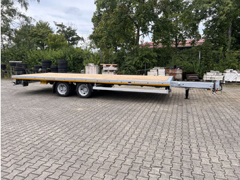 Dropside/ Flatbed trailer Möslein THT 14-G 7,20 L ausziehbar  13,9 t Tandemanhänger- Tieflader, ausziehbarLuftgefedert: picture 3