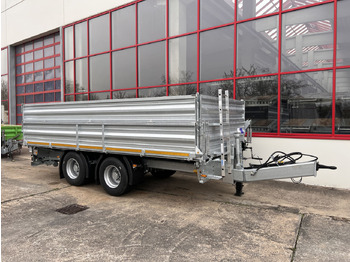Tipper trailer Möslein TTD 19 AB  19 t Tandem 3 Seiten Kipper TiefladerAufsatzbordwänden-- Neufahrzeug --: picture 4