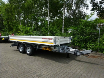Tipper trailer Möslein  neuer Tandem 3- Seitenkipper Tieflader-- Neufah: picture 5