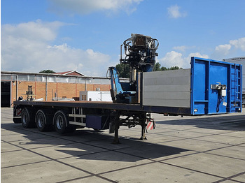 Dropside/ Flatbed semi-trailer Vogelzang VO2-STG-15-30-STN Crane Kran Kraan: picture 3 Dropside/ Flatbed semi-trailer Vogelzang VO2-STG-15-30-STN Crane Kran Kraan: picture 3
