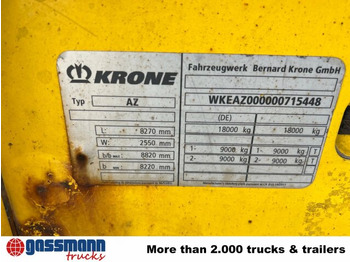 Dropside/ Flatbed trailer Krone AZP 18: picture 5