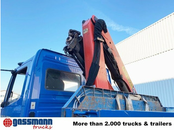 Dropside/ Flatbed truck, Crane truck Mercedes-Benz Axor 1828 L 4x2 mit Kran Palfinger PK 9501, Funk: picture 2