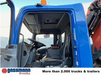 Dropside/ Flatbed truck, Crane truck Mercedes-Benz Axor 1828 L 4x2 mit Kran Palfinger PK 9501, Funk: picture 4