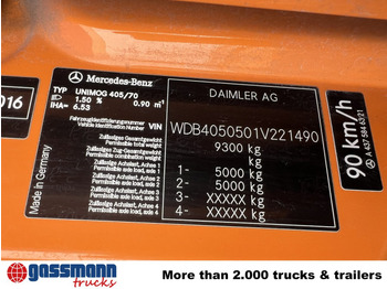 Van Unimog U 20 U405/70 4x4, Kipper, Winterdienstplatte: picture 5