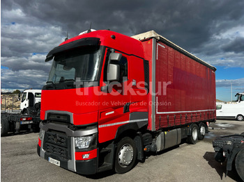 Curtainsider truck RENAULT T High 480