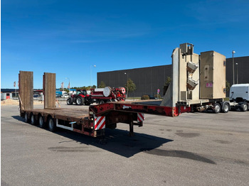 Low loader semi-trailer Kel-Berg Faymonville 4 axle Ausziehbar Tieflader: picture 2