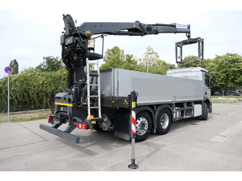 Dropside/ Flatbed truck, Crane truck MERCEDES-BENZ Antos 2540 L KLIMA Palfinger-Kran PK15001L Lenka: picture 3