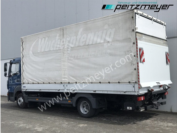 Curtainsider truck MERCEDES-BENZ Atego 818 L Pritsche+LBW, Klima, 2 x AHK: picture 4 Curtainsider truck MERCEDES-BENZ Atego 818 L Pritsche+LBW, Klima, 2 x AHK: picture 4