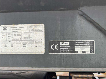 Roll-off/ Skip trailer JUNG,R. Containeranhänger TCA 6,5 Apollo Containeranhänger Abrollanhänger: picture 4