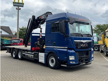 Dropside/ Flatbed truck, Crane truck MAN TG-X 26.480 6x2 Pritsche Kran Hiab 477 + Funk MAN TG-X 26.480 6x2 Pritsche Kran Hiab 477 + Funk: picture 3