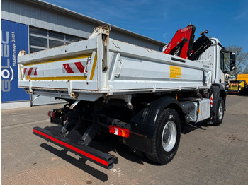 Tipper, Crane truck Mercedes-Benz AROCS 1832 4x2 Euro 6 Kipper Kran FASSI F120FB: picture 4