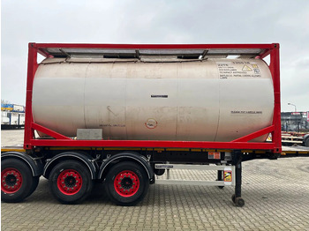 Tank semi-trailer Burg 20FT ADR (EX/II, EX/III, FL, AT) Chassis + Tankcontainer 26.000L /3 baffels: picture 3
