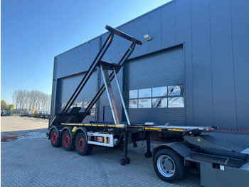 Container transporter/ Swap body semi-trailer Van Hool 20FT, 66° Tipping-chassis, ADR (EX/II, EX/III, FL, OX, AT), SAF, 2 liftaxles, 380V: picture 4