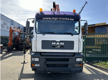 Hook lift truck, Crane truck MAN TGA 33.360 6x4 HAAKSYSTEEM + KRAAN PALFINGER PK 15002 - MANUEEL - BLADVERIGN - NAAFREDUCTIE - BE TRUCK: picture 2