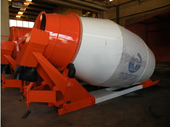 Concrete mixer drum