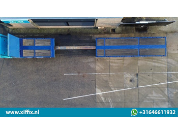 Dropside/ Flatbed semi-trailer Doll 3-ass. Vlakke uitschuifbare oplegger / Naloop gestuurd / 14091: picture 3