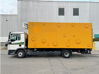 Refrigerator truck MAN TGL 12.250 Tiefkühlkoffer 6m LBW  E6 Klima Autom: picture 4