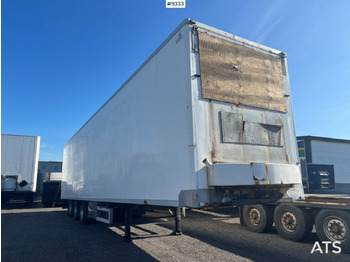 Closed box semi-trailer