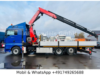 Dropside/ Flatbed truck, Crane truck MAN TGX 26.540 XLX BL 6x2 FASSI F455 *Funk/Lenk+Lift: picture 3 Dropside/ Flatbed truck, Crane truck MAN TGX 26.540 XLX BL 6x2 FASSI F455 *Funk/Lenk+Lift: picture 3