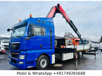 Dropside/ Flatbed truck, Crane truck MAN TGX 26.540 XLX BL 6x2 FASSI F455 *Funk/Lenk+Lift: picture 2 Dropside/ Flatbed truck, Crane truck MAN TGX 26.540 XLX BL 6x2 FASSI F455 *Funk/Lenk+Lift: picture 2