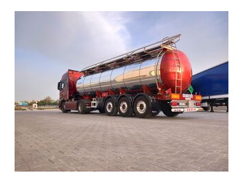 Tank semi-trailer for transportation of chemicals SERIN Stainless Steel Tanker 32 m³: picture 2 Tank semi-trailer for transportation of chemicals SERIN Stainless Steel Tanker 32 m³: picture 2