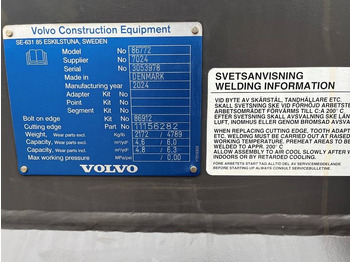 Bucket for Construction machinery Volvo L150H L180H Ny Skopa Volvo L150 L180 Bucket: picture 2 Bucket for Construction machinery Volvo L150H L180H Ny Skopa Volvo L150 L180 Bucket: picture 2