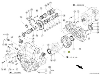 Rear axle JAGUAR